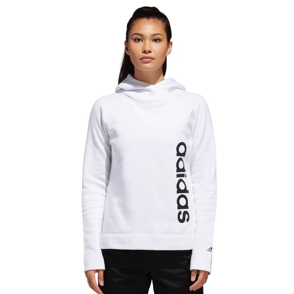 adidas Tops - Adidas Pullover White Hoodie